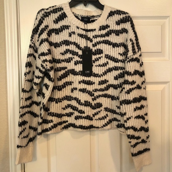 New Line the Label Knit Sweater in Equine Sz S - Picture 7 of 12